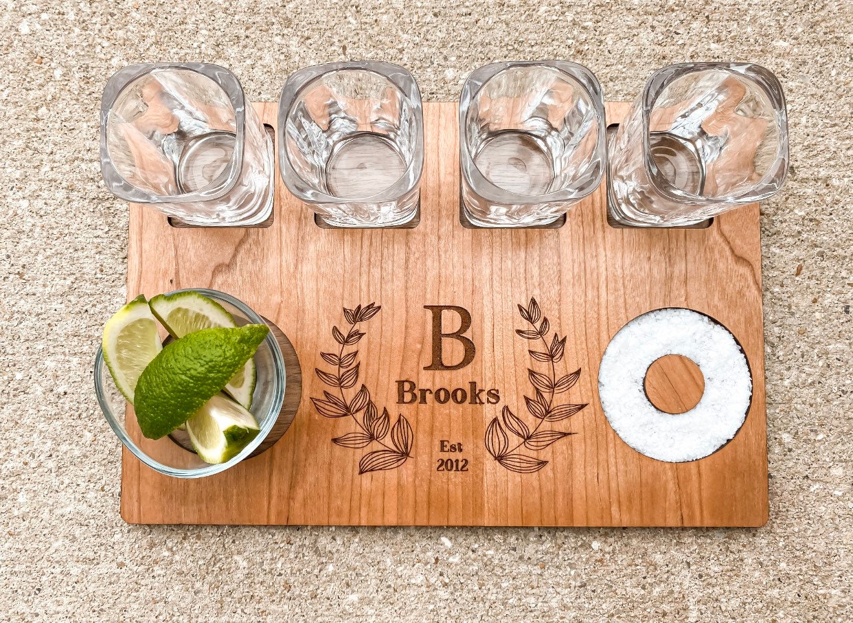 Personalized Tequila Boards Etsy
