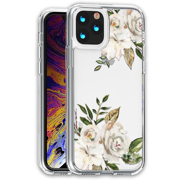 Blossoms Galaxy S21 Ultra Case iPhone 13 Pro Max Case Flowers Clear Case iPhone 12 Pro Max Case Acrylic Case iPhone 11 Galaxy Note 20 Case