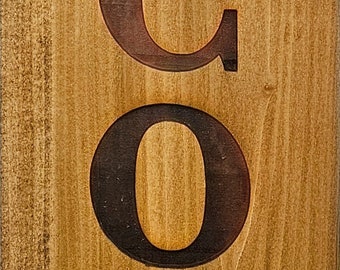 Indoor\Outdoor wood Welcome sign