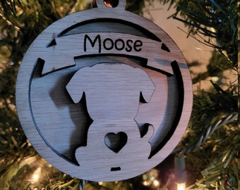 Personalized Dog Ornament