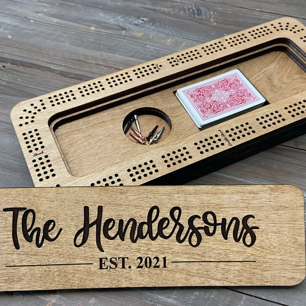 Rectangular Cribbage Board