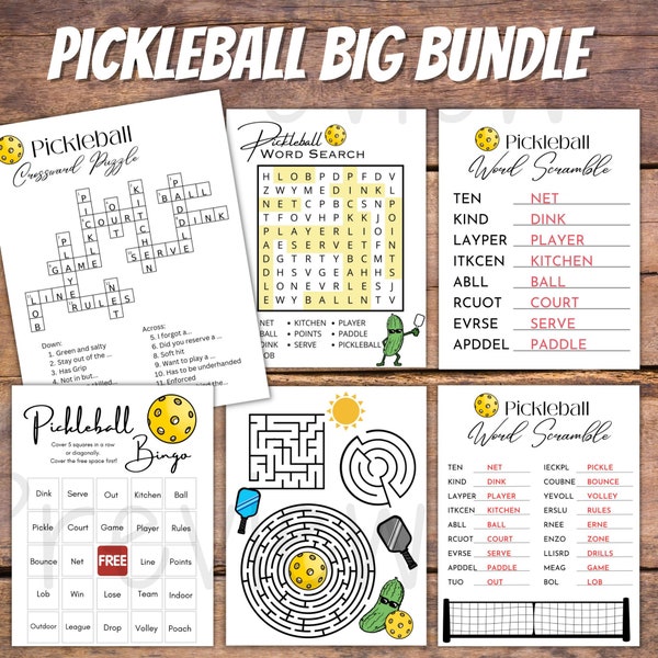 Crossword Puzzle Puzzles Etsy