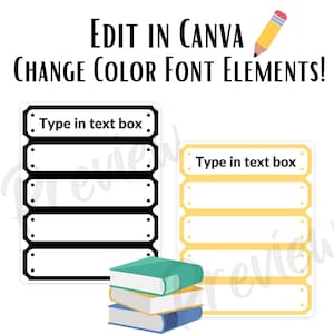 Classroom Schedule Cards Template Editable on Canva Daily Schedule With ...