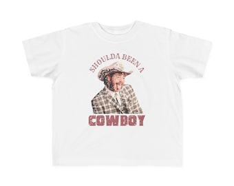 Maglietta per bambini Post Malone - Shoulda Been a Cowboy Posty - Maglietta in jersey pregiato per bambini