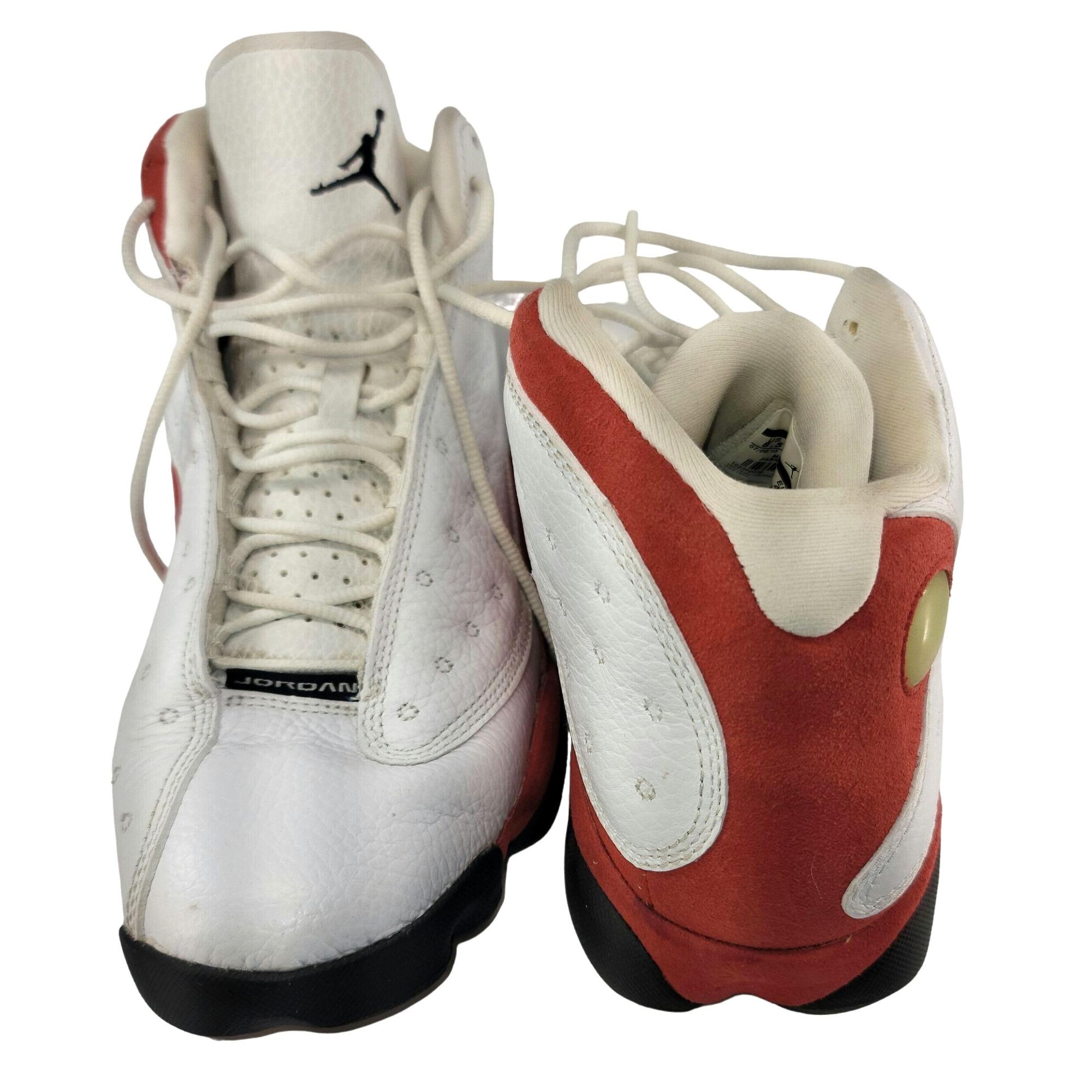 VTG Air Jordan Retro 13 VIII Cherry White Black Varsity Red 414571-101 Size 8.5 VTG Air Jordan Retro 13 VIII Cherry White Black Varsity Red  main image 3