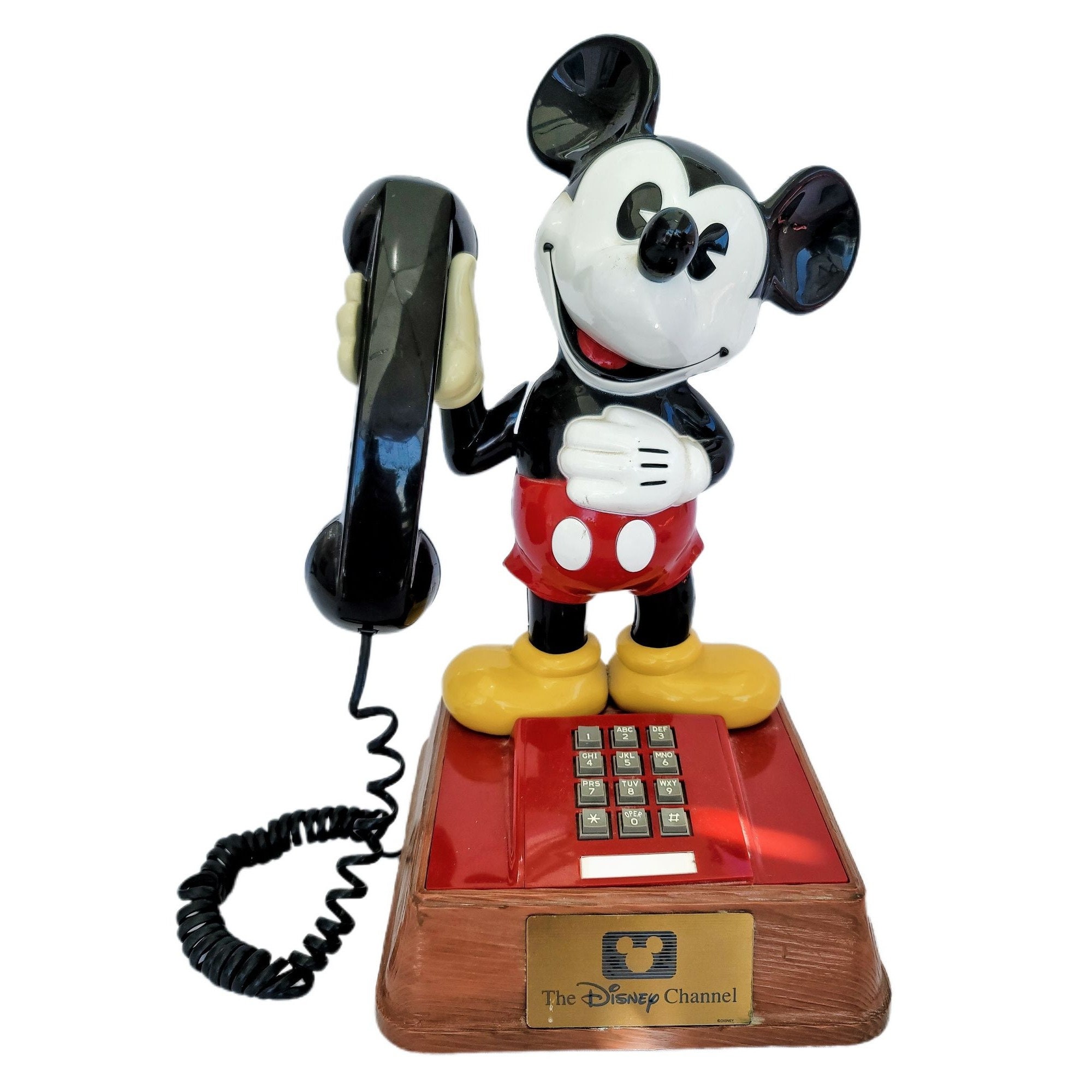 Vintage ATC Disney Channel Mickey Mouse Phone Moveable Arm Model
