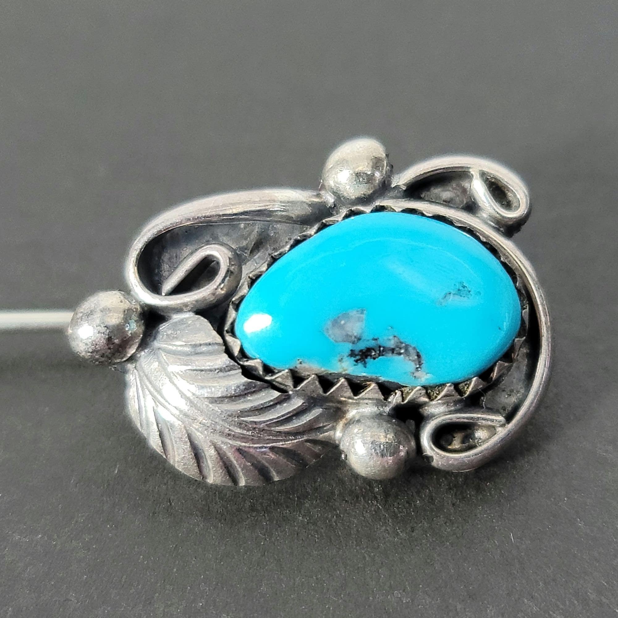 Rare Navajo Turquoise Sterling Native American Jewelry Silver Wine Cork! Rare Navajo Turquoise Sterling Native American Jewelry Silver Wine Cork!