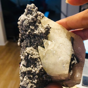 Calcite, dolomite and chalcopyrite (Brushy Creek mine, Missouri, USA) I