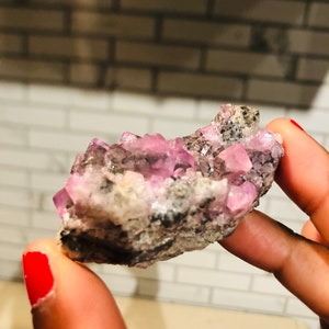 Cobaltoan Calcite, Bou Azzer Mine, Morocco