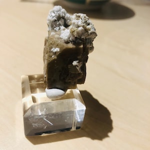 Siderite with remondite, Poudrette Quarry, Mont Saint-Hilarie, Quebec