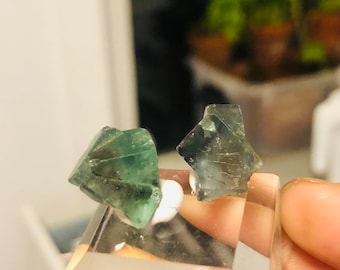 Sherry Twins Pocket Fluorite Lady Annabella Mine UK English