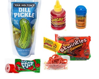 Pickle Kit 5 Piece | Salsagheti | Chamoy | Candy | Fruit By The Foot Roll Ups | TIKTOK