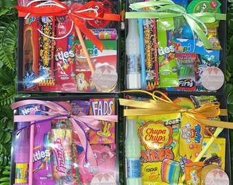 Assorted colour themed boxes -xs