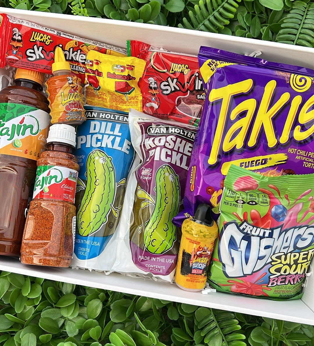 International Box Pickles Chamoy Tajin Takis Salsagheti Tamarind Fruit