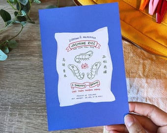 Jasmine Rice Postcard Print