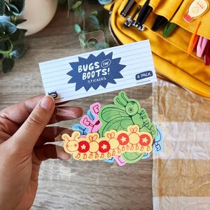 Bugs in Boots Vinyl Sticker Pack