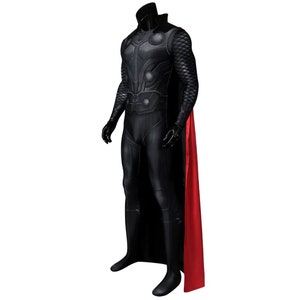 Avengers Infinity War Thor Costume Cosplay Suit With Cloak image 3