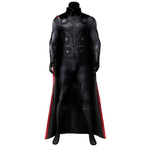 Avengers Infinity War Thor Costume Cosplay Suit With Cloak image 1