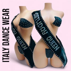 Exotic Dance Wear, (BIRTHDAY SASH), Exotic Dancewear - Stripper Clothes - Stripper Outfits - Exotic Dancewear Two Piece