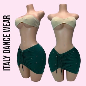 Asia Skirt, Exotic Dance Wear, Handmade in USA