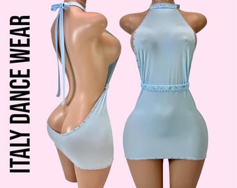 Abito Venus, abbigliamento esotico per la danza, realizzato a mano negli Stati Uniti.