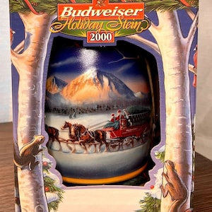Budweiser Holiday Stein &quot;Holiday in the Mountains&quot;