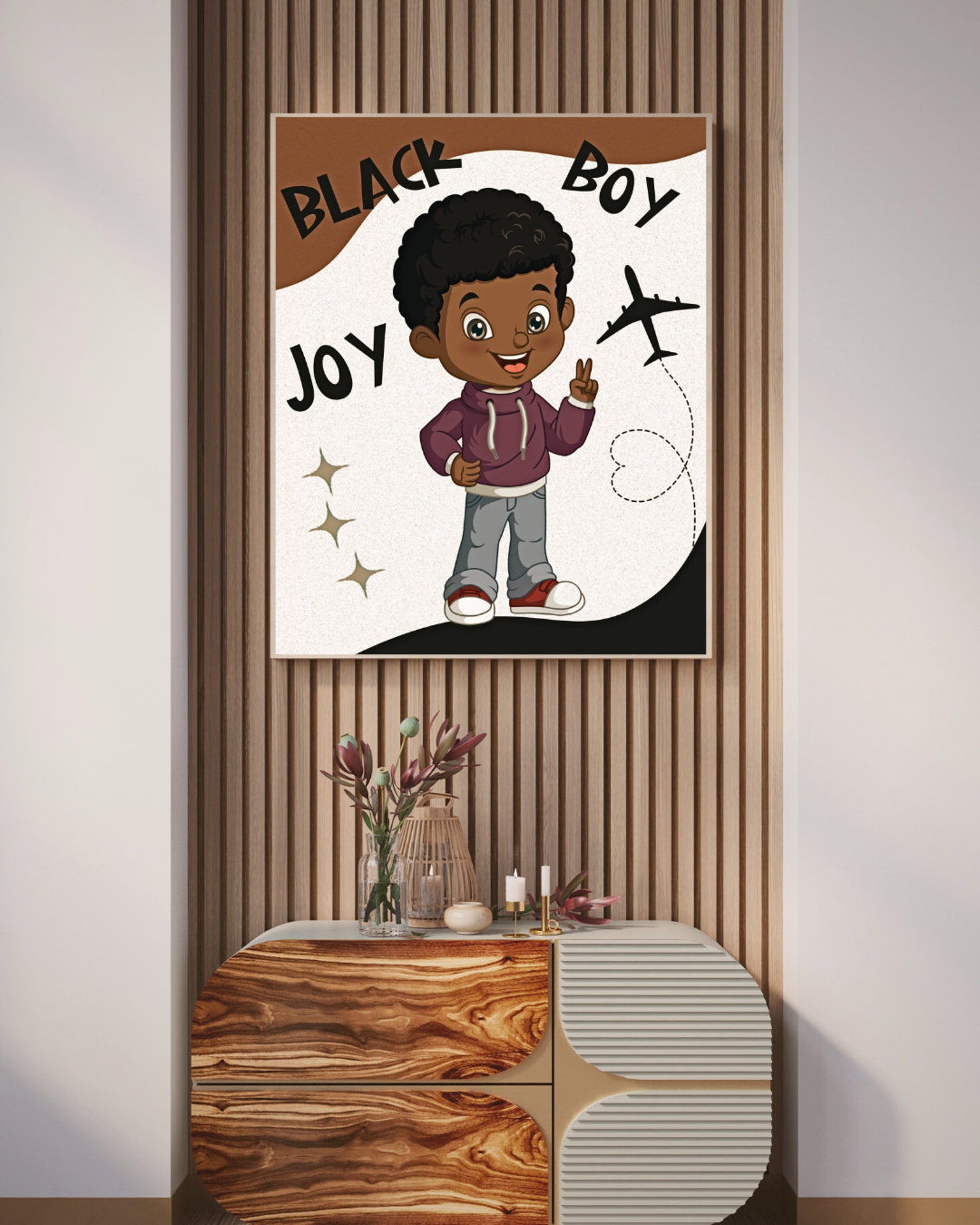 Black Boy Joy Digital Download Black Boy Wall Art African American Art