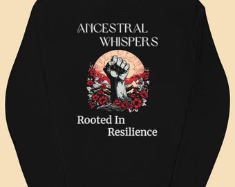 Umweltfreundliches schwarzes Geschichts-Sweatshirt Schwarzes Geschichtsmonat-Hemd Schwarzes Erb-Bio-Baumwoll-Hemd