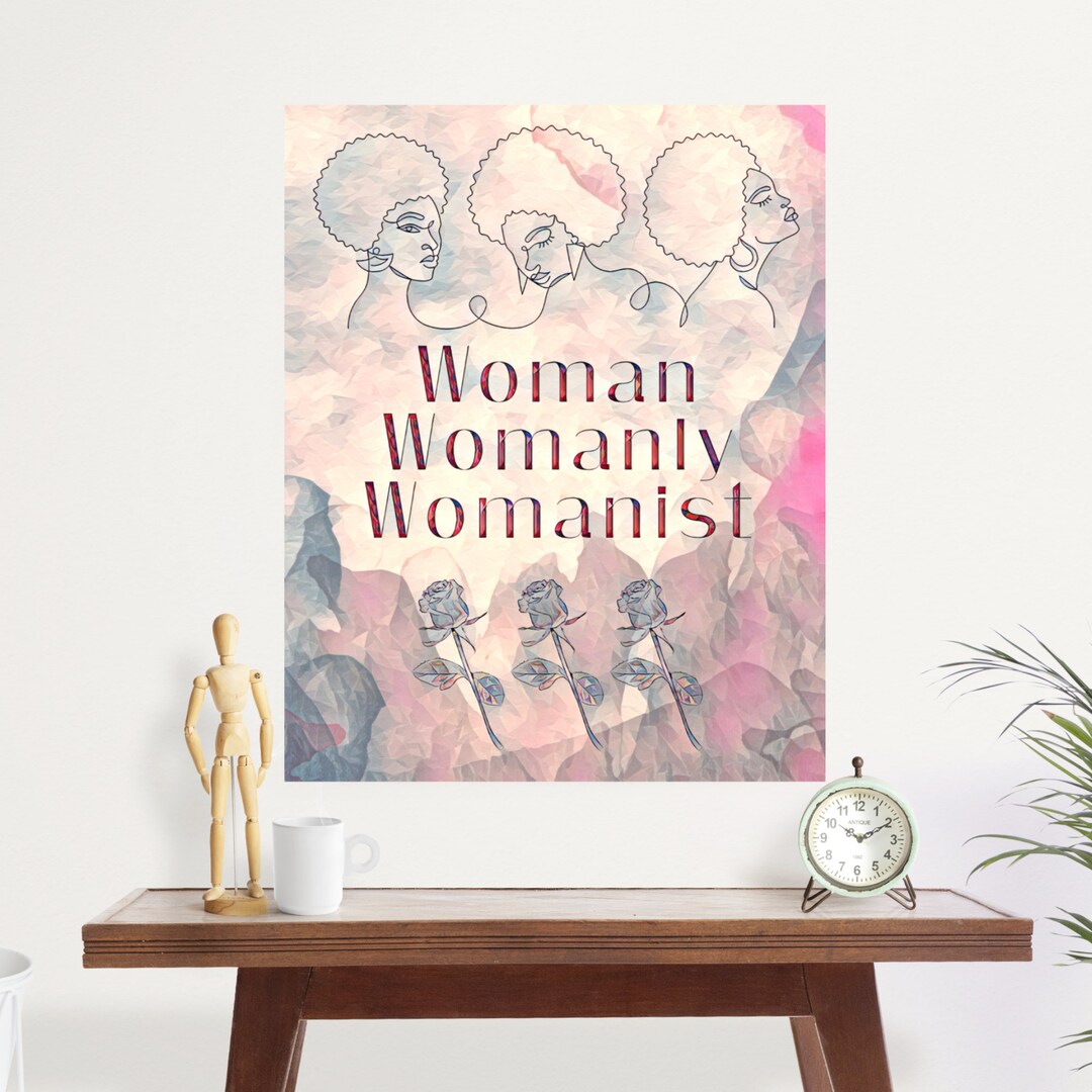 Digital Download Black Woman Wall Art Printable Wall Art Womanist Wall ...