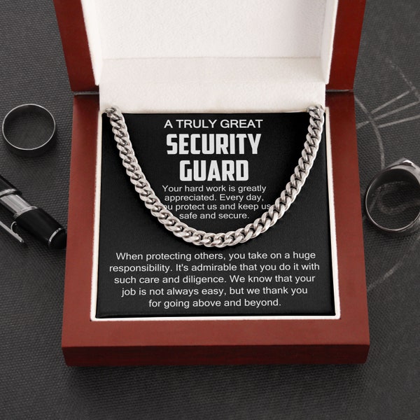 Security Guard Appreciation Etsy