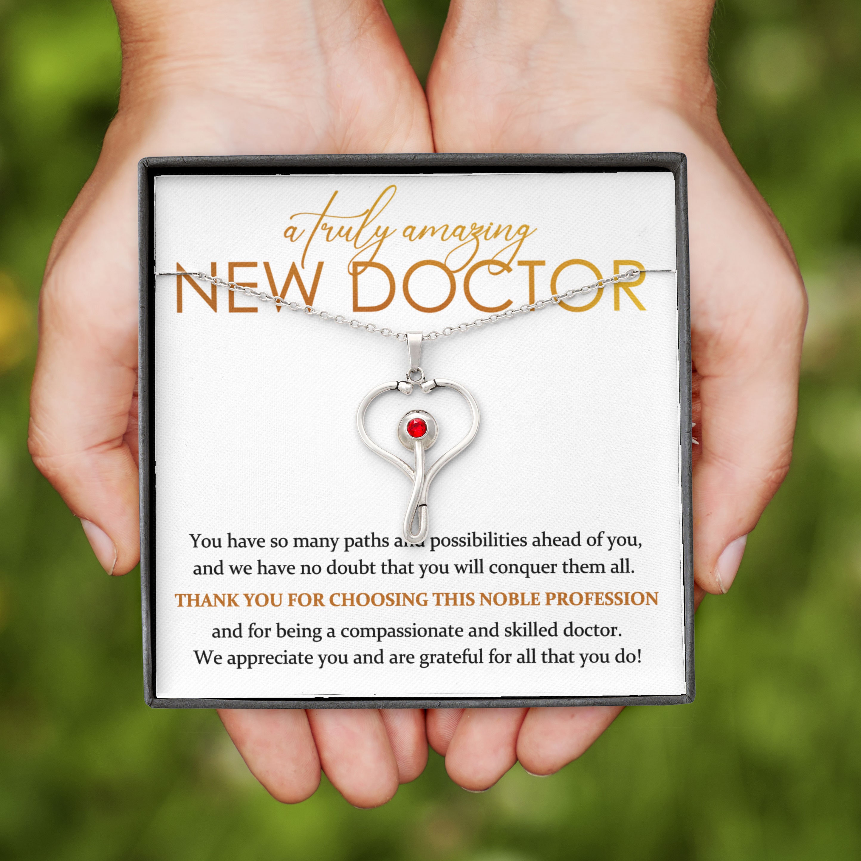 New Doctor Necklace Gift Gift for Her First White Coat Gift Etsy