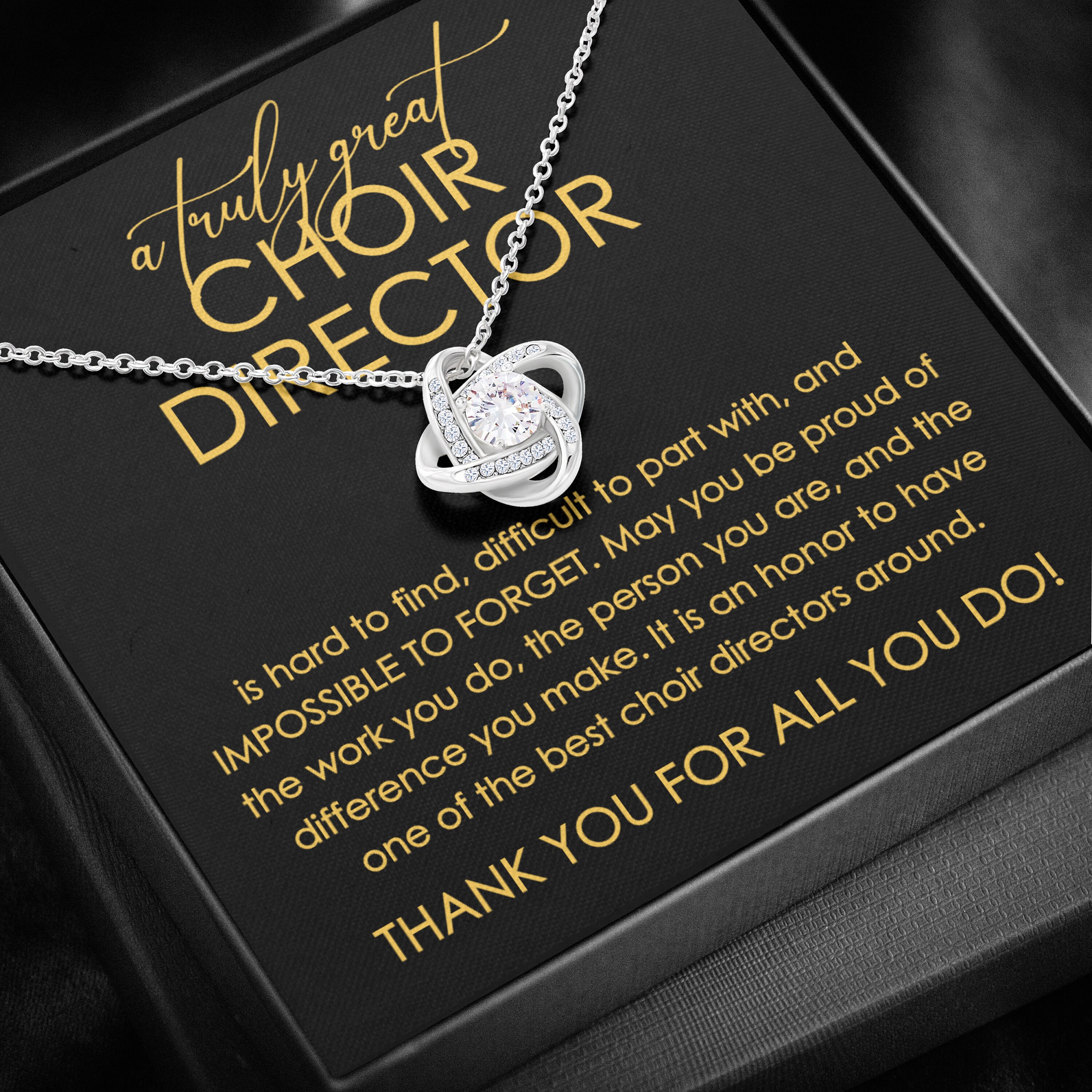 Choir Director Necklace Gift for Choir Director Thank You Etsy