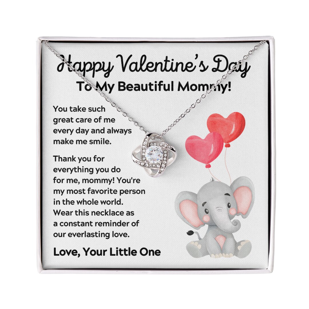 Valentine's Day Gift for Mommy, Valentine Mommy, Valentine Necklace ...