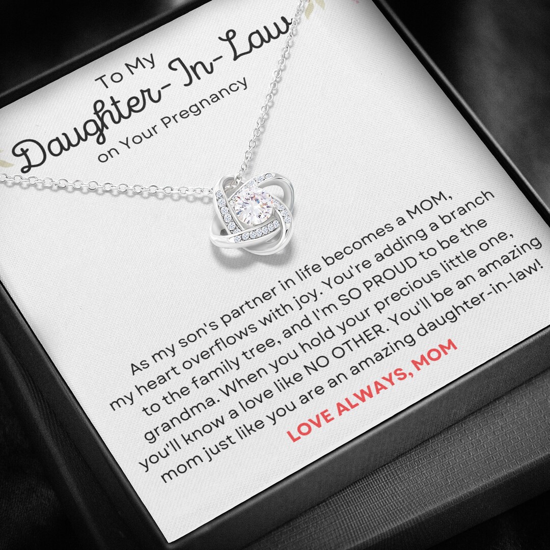 Daughterinlaw Pregnancy Gift for Daughter in Law Baby Shower Etsy
