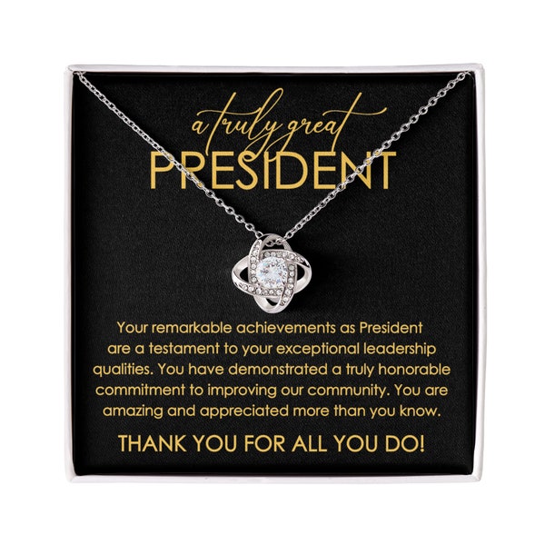 President Necklace, President Gift, Executive Gifts, Promotion Gift, Pta Gifts, Vice President Gift, Job Promotion Gift