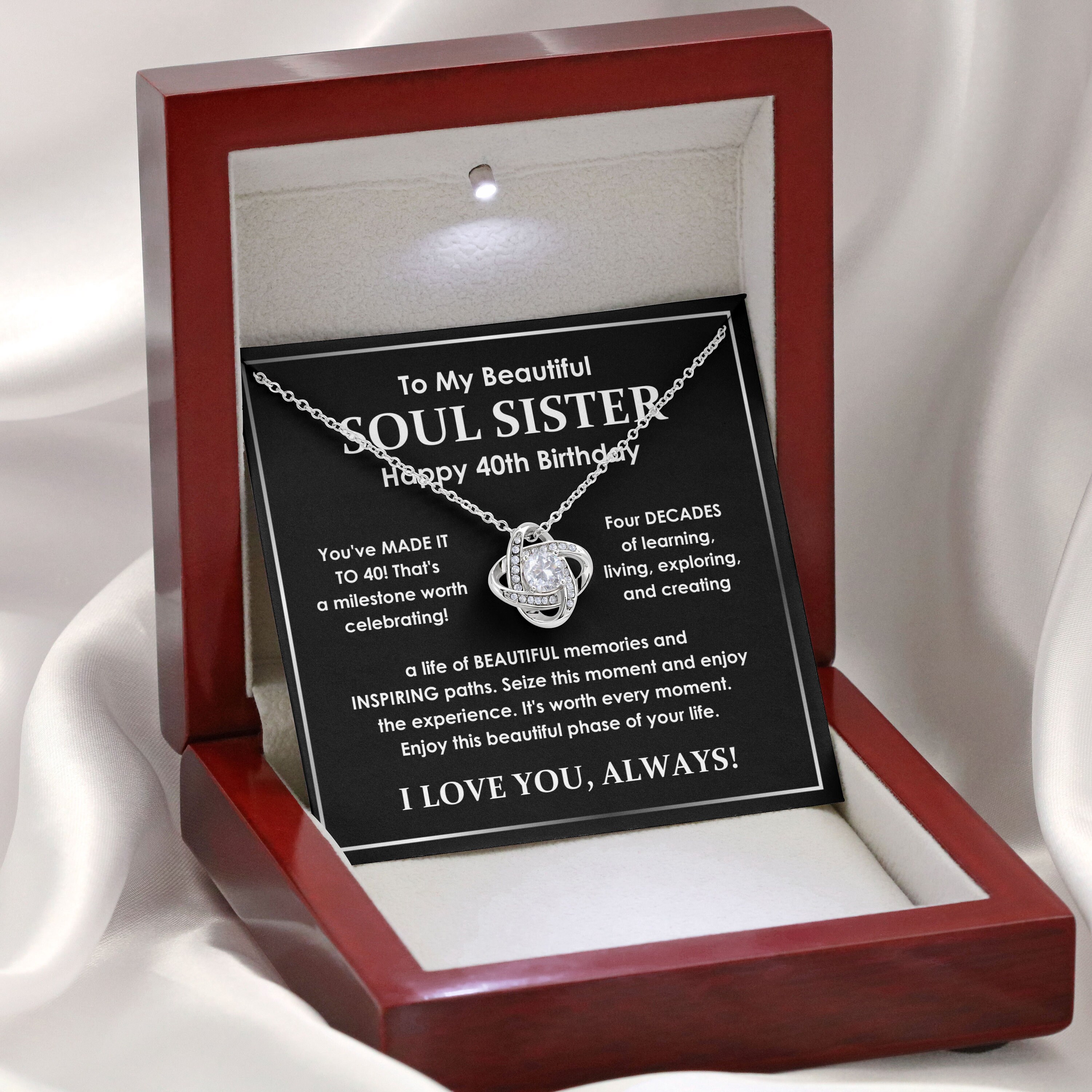 Happy 40th Birthday Gift for Soul Sister Soul Sister Birthday