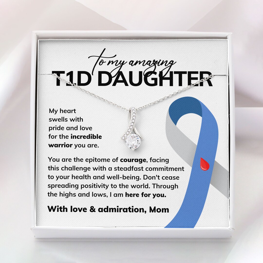 Diabetes Awareness Necklace, Diabetes Warrior, Diabetic Gift, Diabetes ...