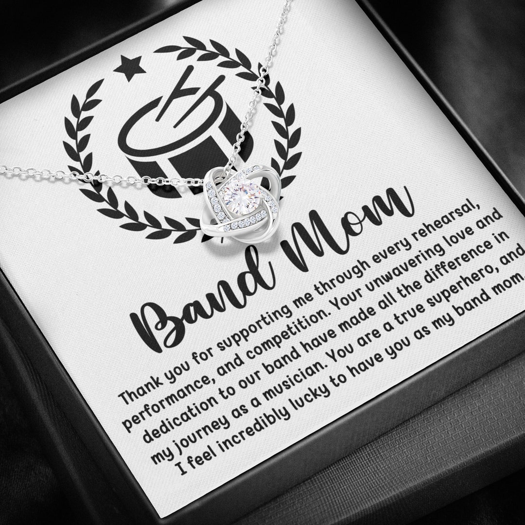 Band Mom Necklace Gift for Mothers Day Gift for Band Mom Etsy