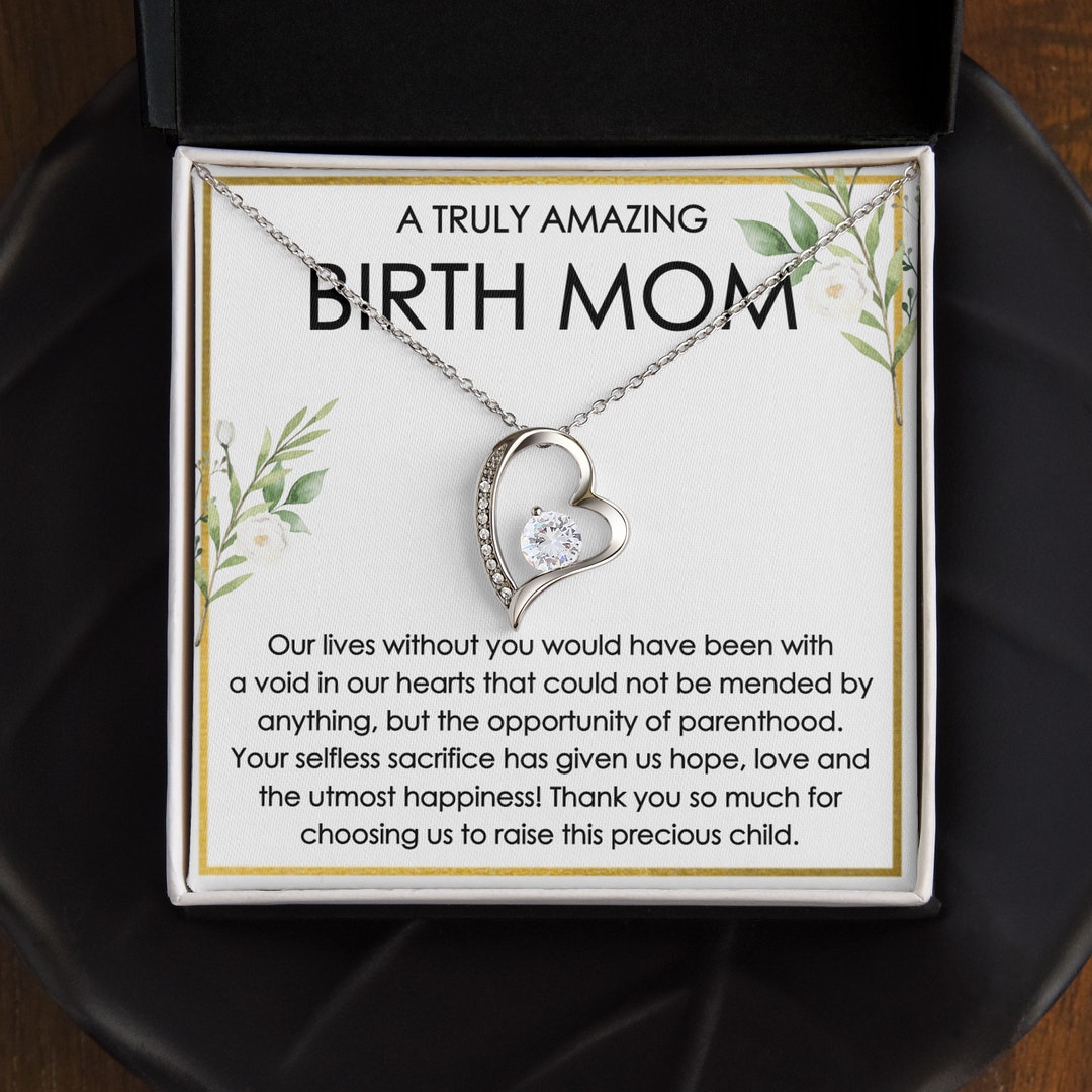 Birth Mom Gift for Birth Mom Necklace, Adoption Necklace, Adoption