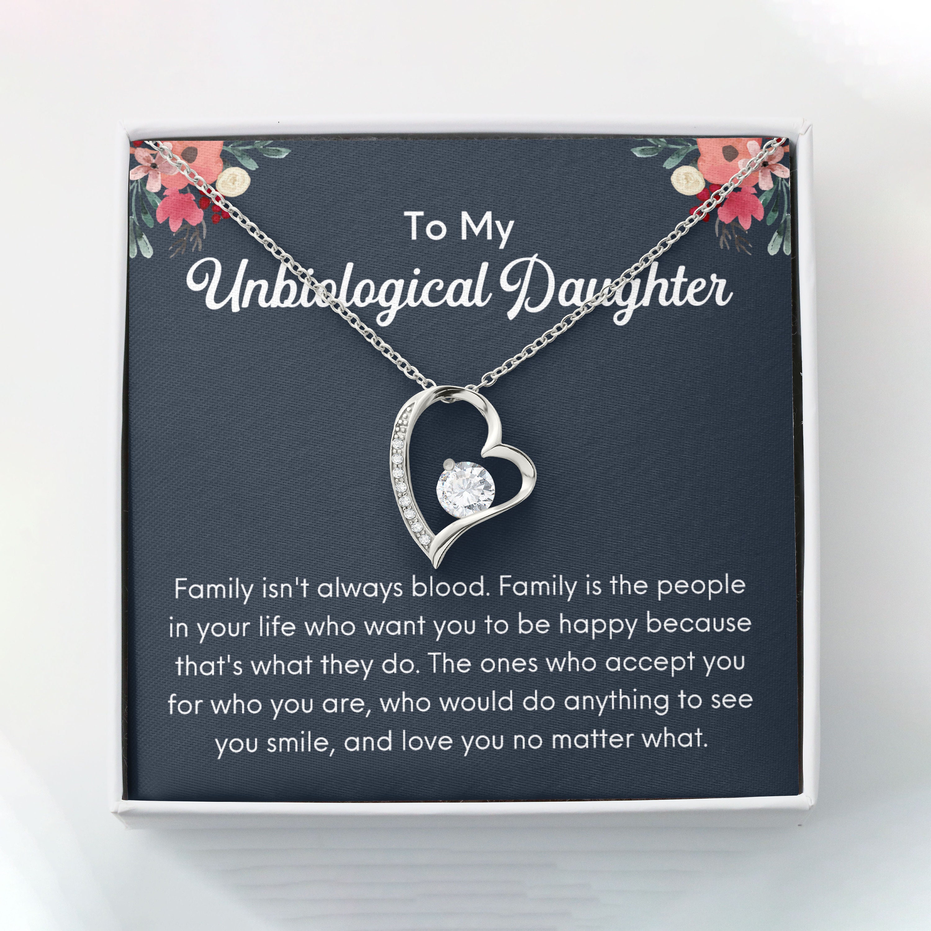 Unbiological daughter necklace deals