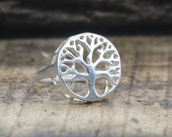 Tree of Life Ring, Silver Tree of Life Ring, Gold Tree of Life Ring, Hippie Ring, Tree Ring, Silver Tree Ring, Celtic Ring, Tree Of Life