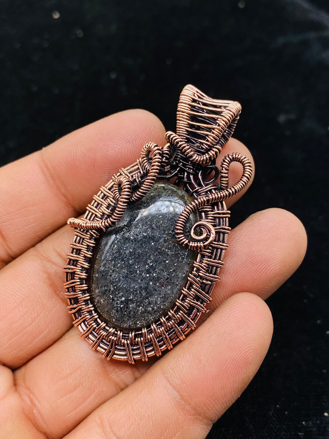 Ciondolo Con Pietra Preziosa Citrino Naturale In Argento