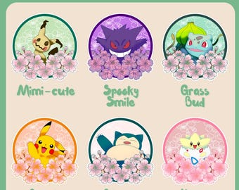 Pocket Sakura | Adesivos de vinil Pixie Dust