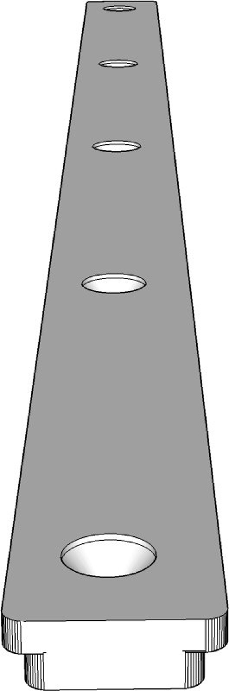 2x 280 Mm Slide Rail Tslot Rail for Makita MLT100 Circular Table Saw