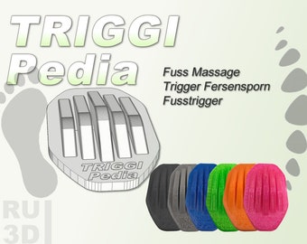 Foot trigger, heel spur trigger point, foot massage, foot massage, Triggi Pedia