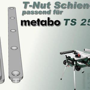 T-Nut Schiene Gleitschiene metabo TS 254M kompatibel