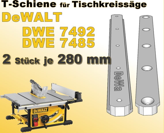 koel Tijd moeder 2x 280mm T-bar for Dewalt 7492 and 7485 Table Saw Miter - Etsy