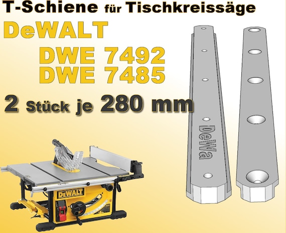 koel Tijd moeder 2x 280mm T-bar for Dewalt 7492 and 7485 Table Saw Miter - Etsy