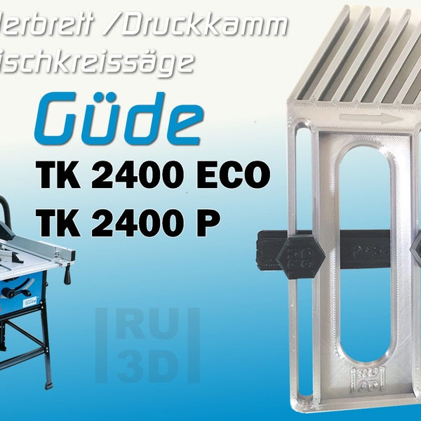 Featherboard pressure comb for Güde TK 2400 table saw, Featherboard