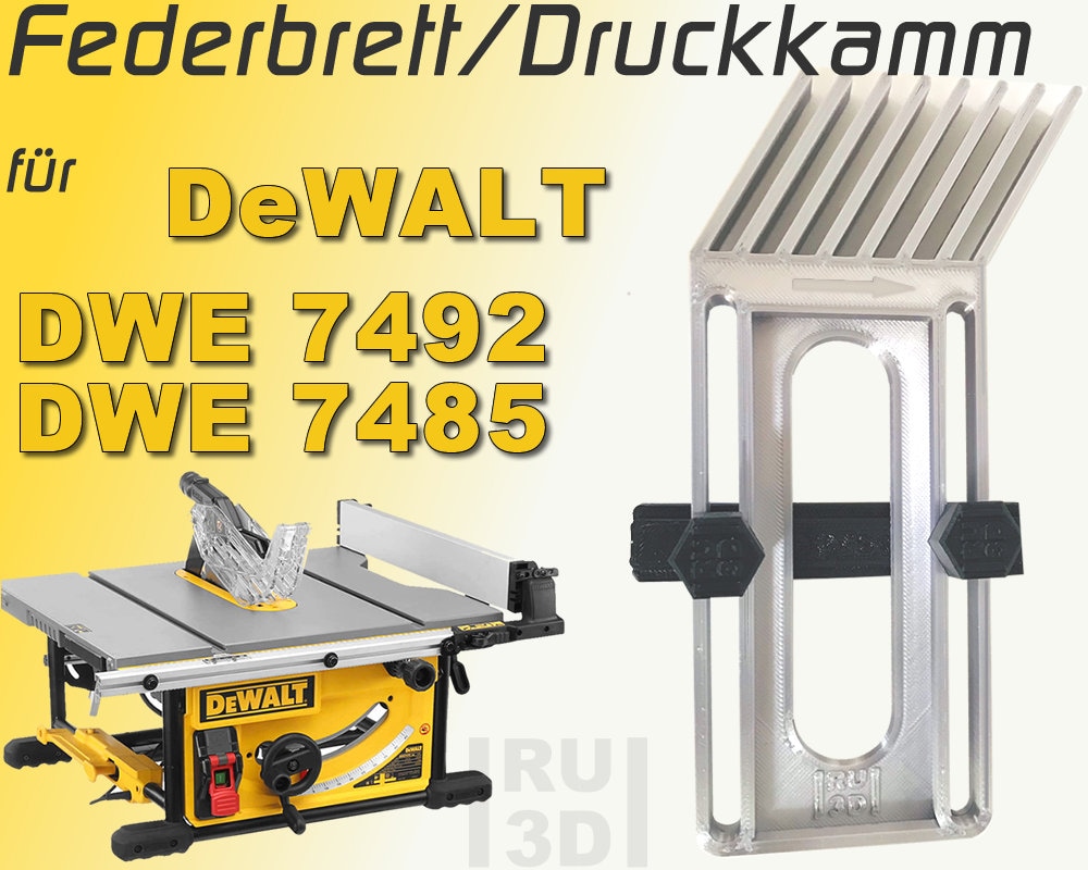 Spring Board Pressure Comb for Dewalt DWE 7492 7485 Circular Table